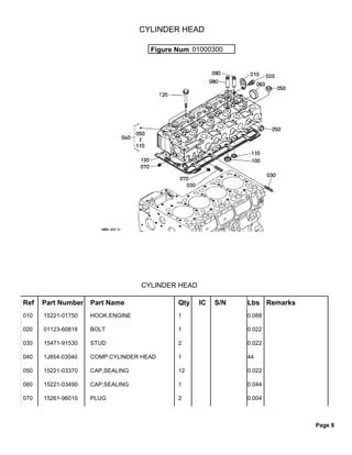 Kubota mx5100 h tractor parts catalogue manual | PDF