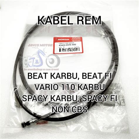 Jual KABEL TALI REM BELAKANG HONDA BEAT SPACY SCOOPY VARIO 110 125