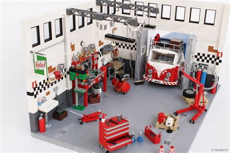 Lego Ideas GARAGE LIFE VOLKSWAGEN Service And Repair Workshop