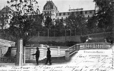 Evian Les Bains Evian Le Splendide H Tel Carte Postale Ancienne