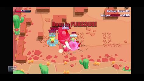 Brawl Stars Nita 🐻 Vs Insane 16 Boss 🤖 Youtube