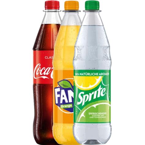 Coca Cola Classic Fanta Orange Sprite 12 X 1 0L PET MEHRWEG