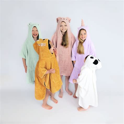 Unicorn Childrens Hooded Towel Poncho By Dreambuy In 2022 Kids