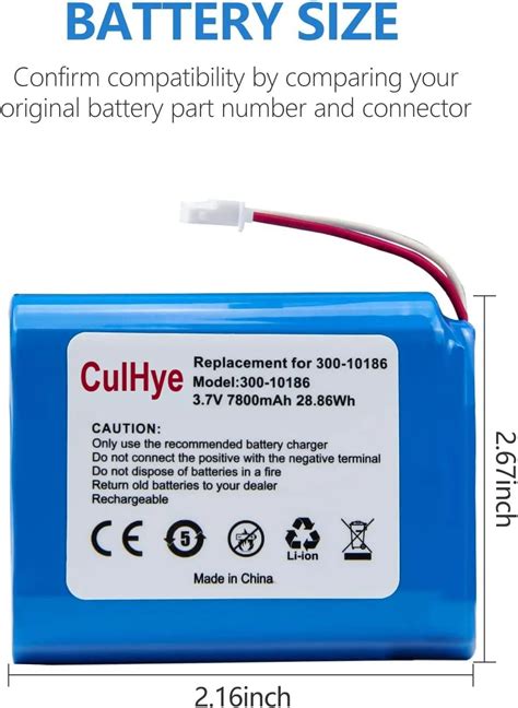 Replacement Battery For Adt Command Smart Security Panel 300 10186