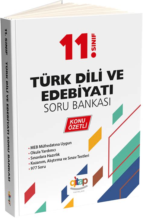 Sinif T Rk D L Ve Edeb Yati Soru Bankasi Qitap Yay Nlar