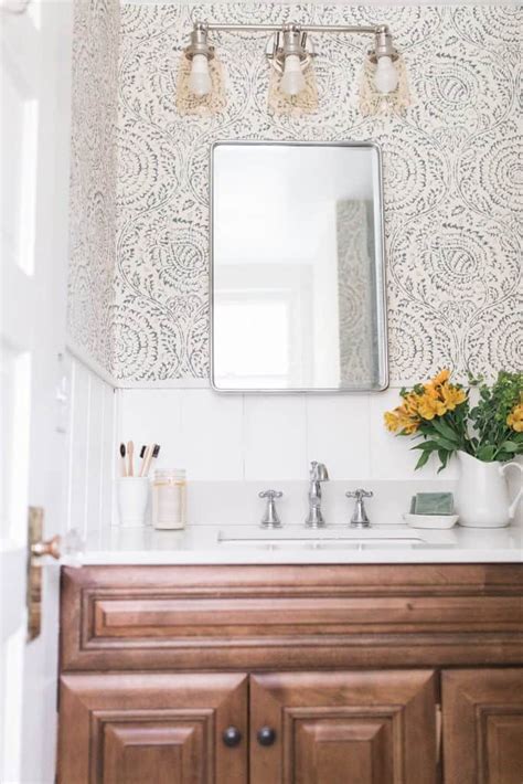 Modern Farmhouse Style Bathroom Makeover Reveal | Bathroom farmhouse ...