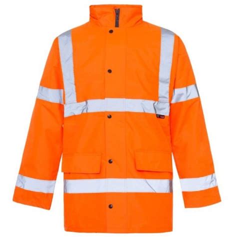 Orange High Visibility Site Jacket Manchester Safety Services