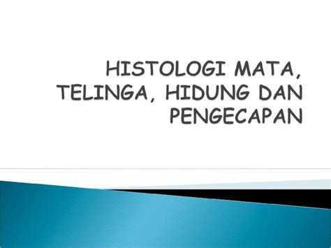 PPT Histologi Mata Telinga Hidung Dan Pengecapan DOKUMEN TIPS