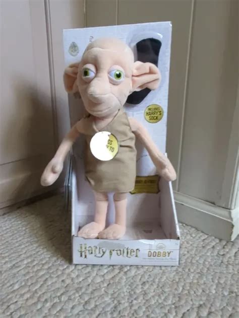 Harry Potter Dobby Plush Talking Elf Doll With Sock Noble Collection