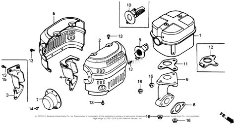 Honda Engines GX340 QA ENGINE, JPN, VIN# GC05-1000001 TO GC05-1469766 ...