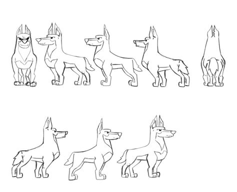 Dog Turn Around Sheet By Tributeking15 On Deviantart