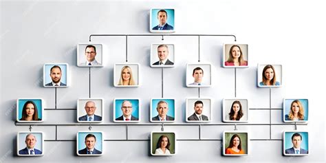 Un organigramme clair et structuré présentant les rôles et les ...