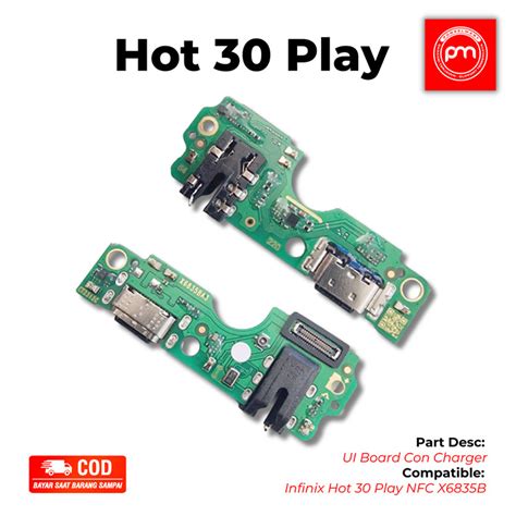 Jual UI Board Connector Charger Infinix Hot Play NFC X B Shopee Indonesia