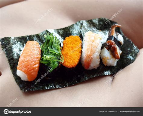 Nude Sushi Close Stock Photo By Yaii