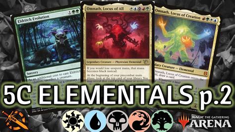 ⚪🔵⚫🔴🟢 5c Elementals Part 2 Mtg Arena Explorer Bo3 March Of The