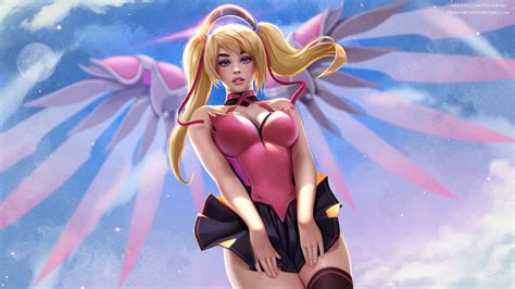 Mercy Pink Skin By Prywinko On Deviantart Fan Art Artist Comic Art