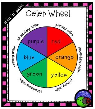 Printable primary color wheel - fusionvil