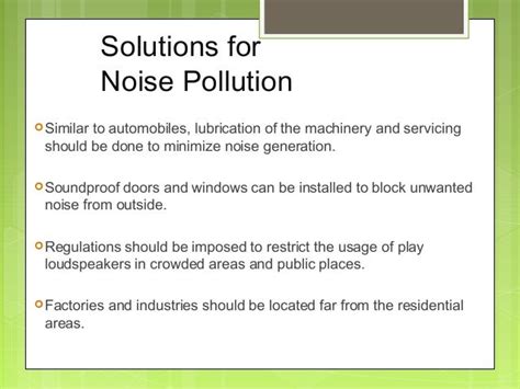 Noise Pollution