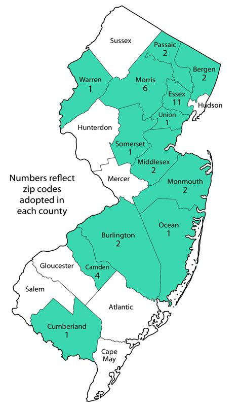 New Jersey Zip Code Map Jesus Week