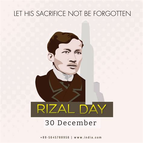 Rizal Day Template Postermywall