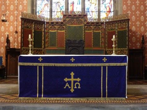 Broseley Benefice Photos Altar Frontal Advent And Lent Altar Design