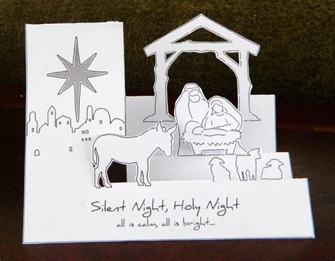 Printable Pop Up Christmas Cards