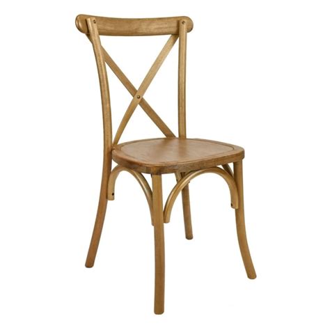 Pmc 0011y Oak Wood Cross Back Chair Matata Wholesale