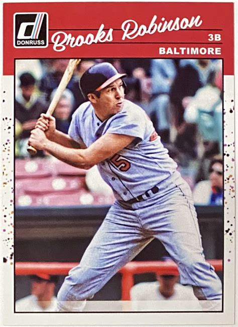 Brooks Robinson 2023 Panini Donruss Baseball Baltimore Orioles Card