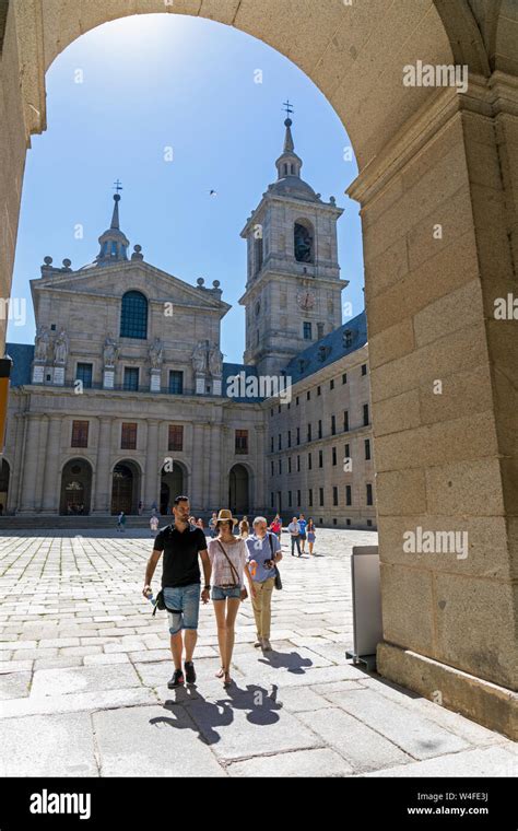 Patio De Los Reyes Or Courtyard Of The Kings San Lorenzo De El