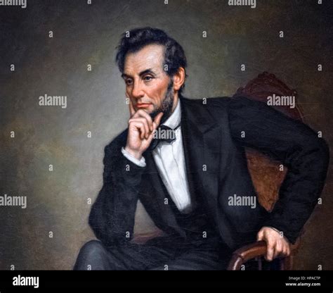 Abraham Lincoln Retrato De George Peter Alexander Healy Leo Sobre