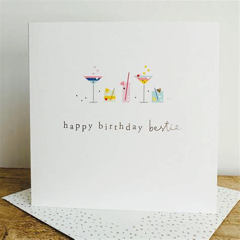 Birthday Bestie Card The Dotty House