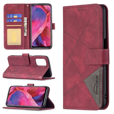 For Oppo A78 A58 A17 A76 A57 A54 C53 Find X6 X5 Case Leather Wallet