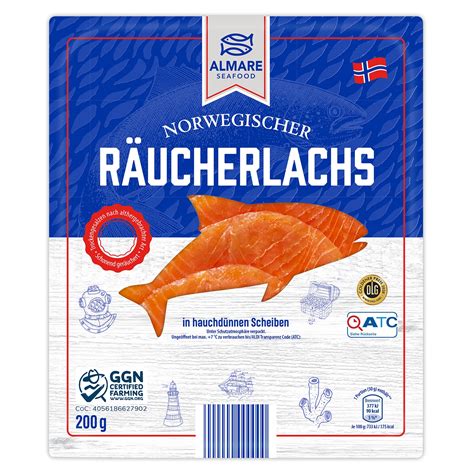 ALMARE SEAFOOD Räucherlachs 200 g ALDI SÜD