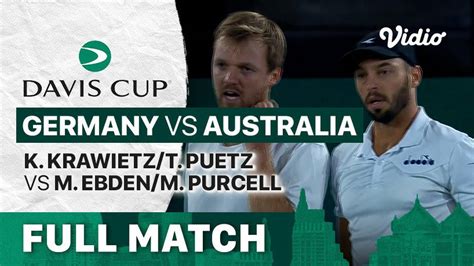 Full Match Grup C Germany Vs Australia K Krawietz T Puetz Vs M