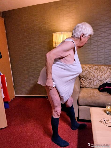 Naughty Chubby Granny Modesta Shows Her Saggy Tits While Completely Naked Coedcherry