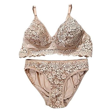 Buy Cathect Full Floral Net Bra Panty Set Lingerie Set Full Coverage Wirefree Without Padded