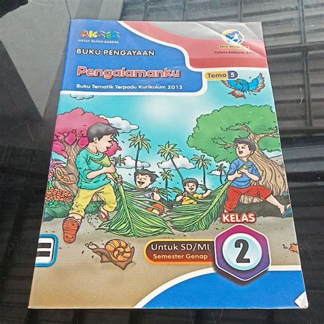 Jual Buku Tematik Terpadu SD MI Kelas 2 Tema 5 Preloved Buku Bekas