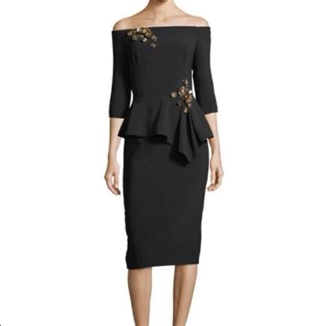 Theia Dresses Nwt Theia Black Cocktail Dress Poshmark