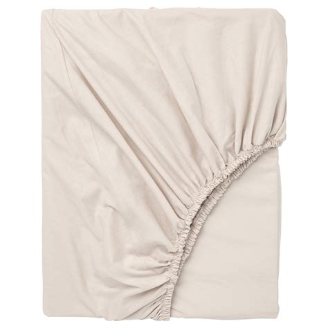 DVALA drap housse, beige, 80x200 cm - IKEA