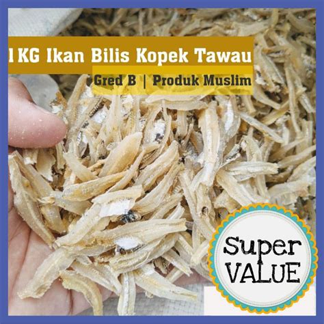 1KG IKAN BILIS KOPEK BERKUALITI TAWAU SABAH Shopee Malaysia