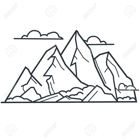 Rocky Mountains Drawing At Getdrawings Free Download