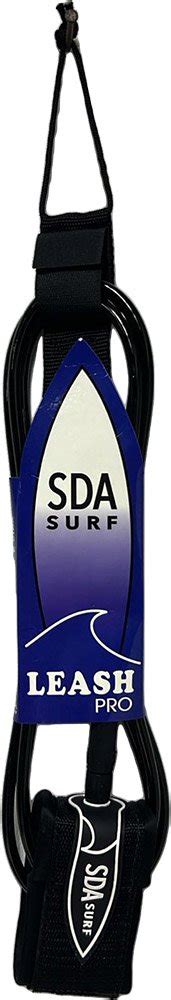 Leash Prancha De Surf - Leash SDA para Prancha de Surf Competição 8 Pés - Preto - Home ...