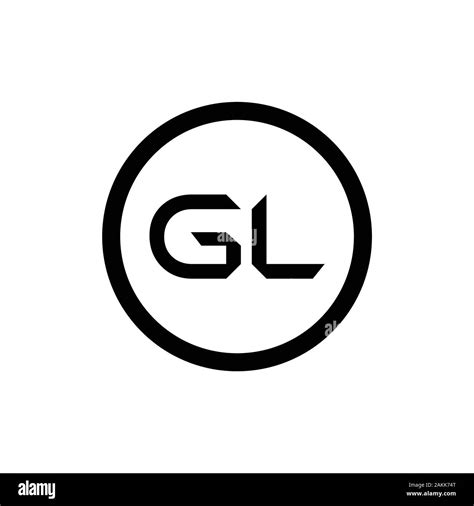 Initial GL Letter Linked Logo. GL letter Type Logo Design vector ...