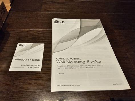 Yahoo!オークション - 美品 使用期間少 LG LSW440B 壁掛けブラケット E...