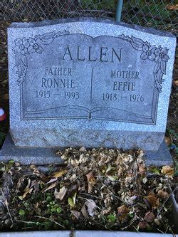 Ronald Q Ronnie Allen M Morial Find A Grave