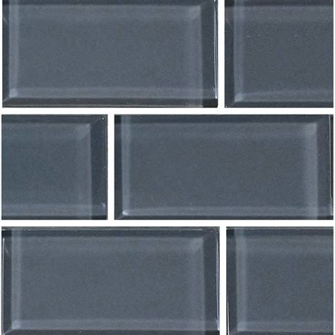 Blue Gray, 2" x 4" Subway Tile | GS84896K2 | Glass Pool Tile – AquaBlu Mosaics