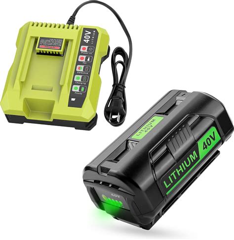 Energup V Mah Replace For Ryobi V Battery And Charger Kit For