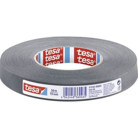 Ruban adhésif toilé tesa extra Power tesa 57230 00005 02 gris L x l