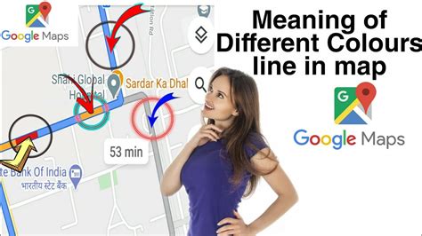 How Google Maps Work Meaning Of Different Colours Line In Maps