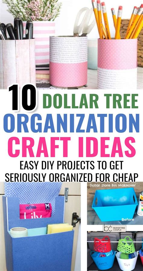 10 Diy Dollar Tree Organization Hacks Artofit